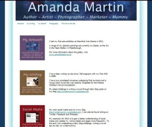 My refreshed website - still needs work but I was up til 1am getting it this far!