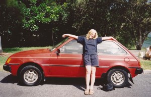 Me and Mitsy, my trusty rust bucket