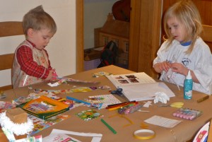 Craft started with book making at 7,30am...