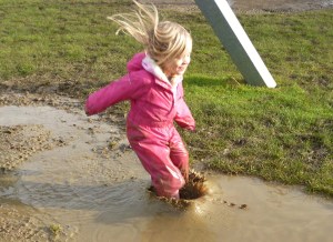 New Olympic Sport - Long Puddle Jump