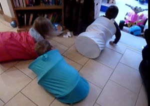 Wriggly Worms - the many usages of a laundry basket #1