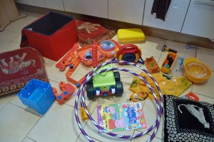 A fraction of the toys used before 9am