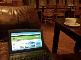 My Writing Den today. Lovely