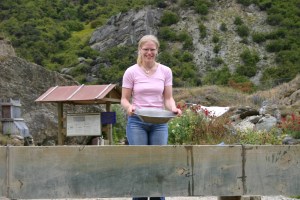 Panning for Gold in New Zealand