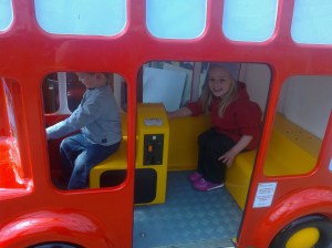 Wheels on the Bus ride at the Garden Centre