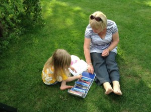 Colouring with Aunty