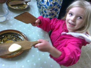 Making Butter at Wimpole Home Farm