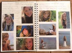 My scrapbook for Finding Lucy. All images are from istockphoto © David Meharey