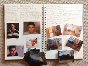 A busy day editing and scrapbooking