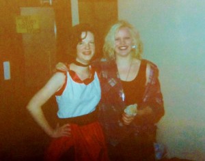 Me in sixth form (it was fancy dress, btw)