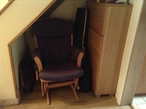 Daughter's new hideyhole under the stairs