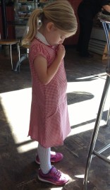 Inspecting the new uniform