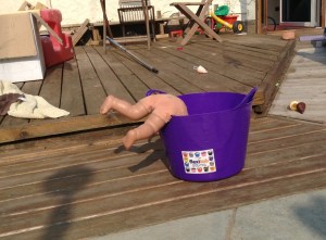 Even baby Annabelle's had enough (or is she drunk?)