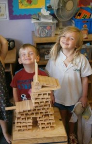 My children at nursery