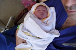 New born daughter