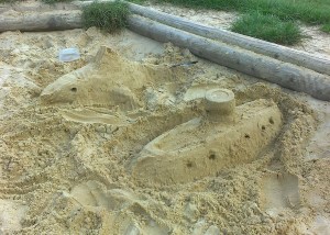 Sand shark, sand boat