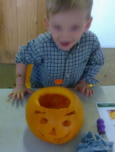 Which face is more scary?