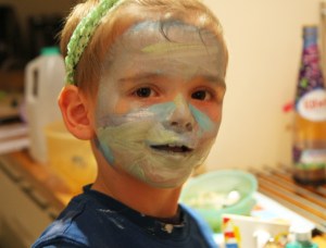 Artistic face painting!