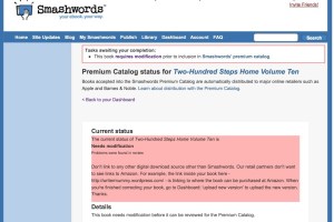 This greeted me this morning. Lovely.