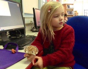 My daughter as she is with me (good and placid)