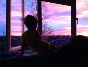 Watching the Colourful Sunrise