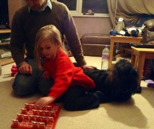 Playing Guess Who with my family