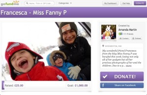 Donation page