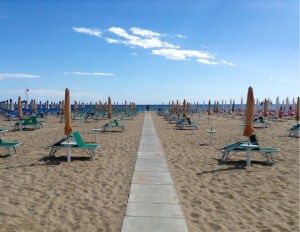 We had the beach to ourselves