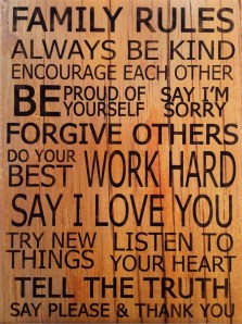 The rules we live by