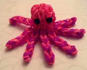 Loomband Octopus from an Izzilicious tutorial