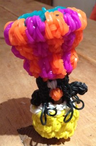 Hot air balloon with penguin