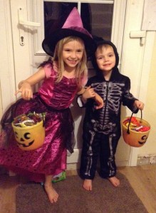 First ever trick or treat adventure