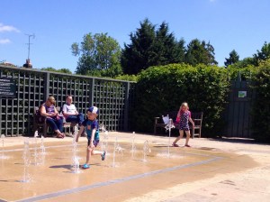 Fun at the fountains