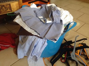 Never-empty Ironing Basket