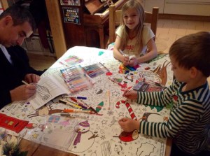Christmas colouring