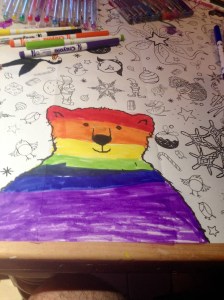 A white polar bear is boring